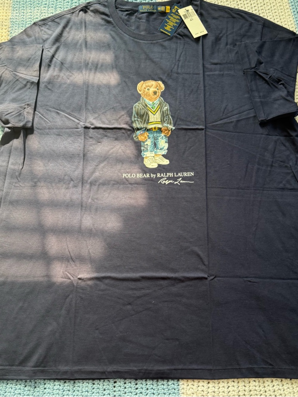 Polo by Ralph Lauren Navy Bear Graphic Short Sleeve Tee